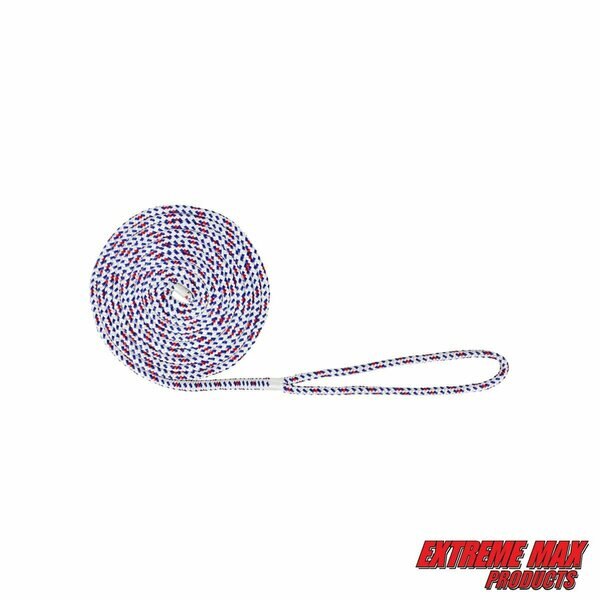 Extreme Max 3006.2624 BoatTector Double Braid Nylon Dock Line - 1/2